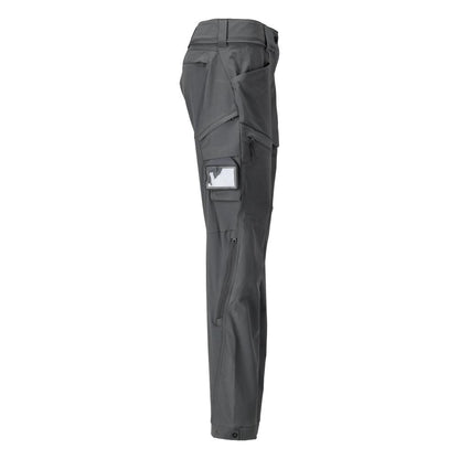 Functional trousers, stretch, women's fit trousers, anthracite grey