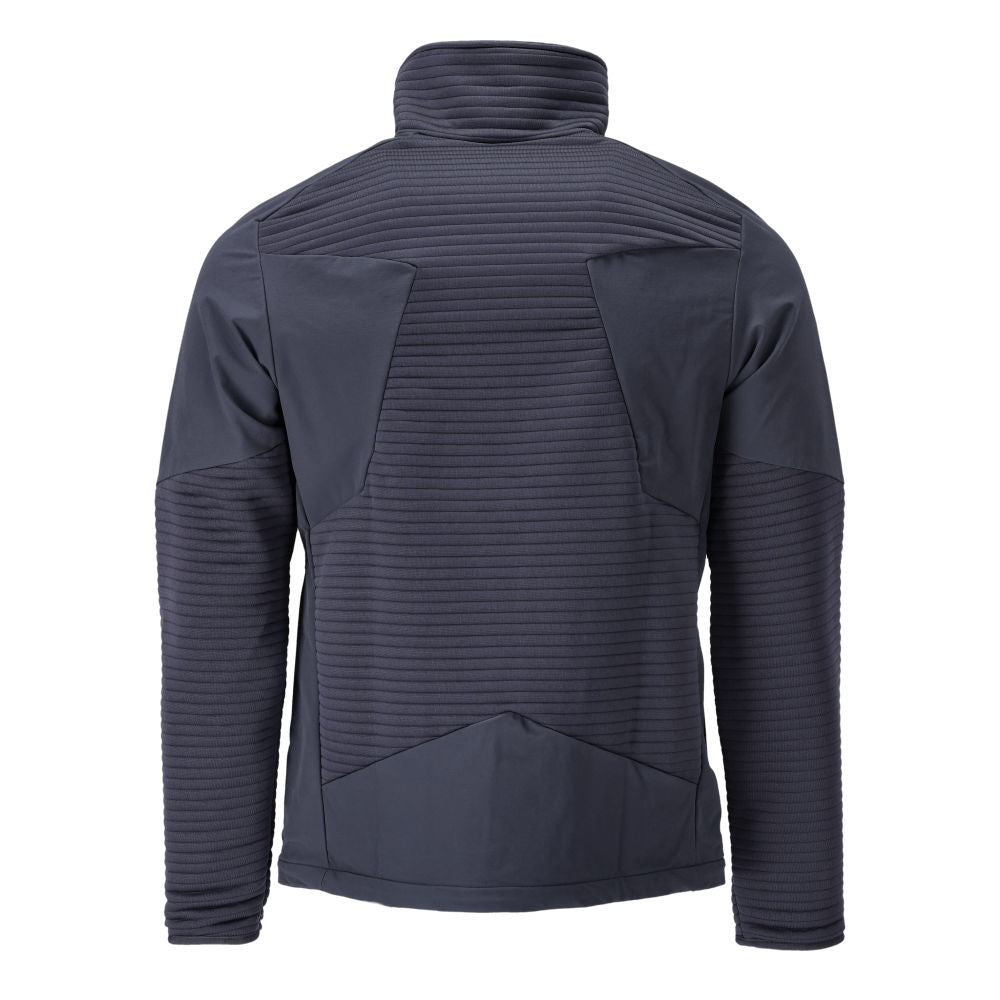 Fleece sweater with zip, microfleece jacket lining