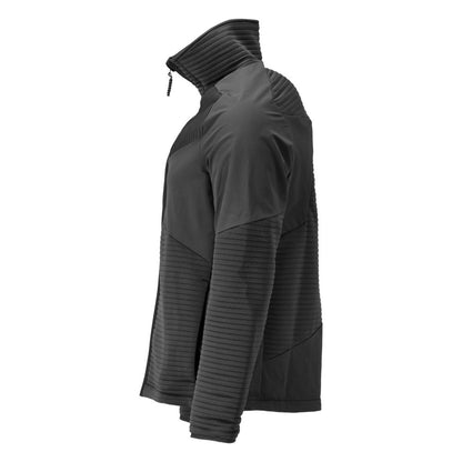 Fleece sweater with zip, microfleece jacket lining