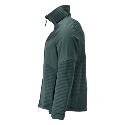 Fleece sweater with zip, microfleece jacket lining