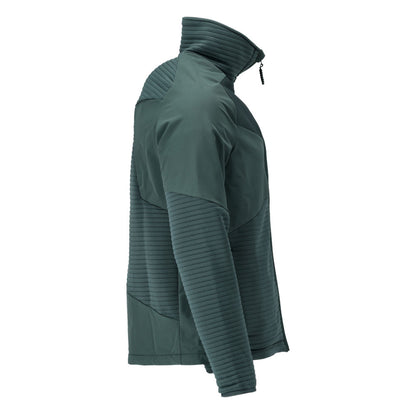 Fleece sweater with zip, microfleece jacket lining