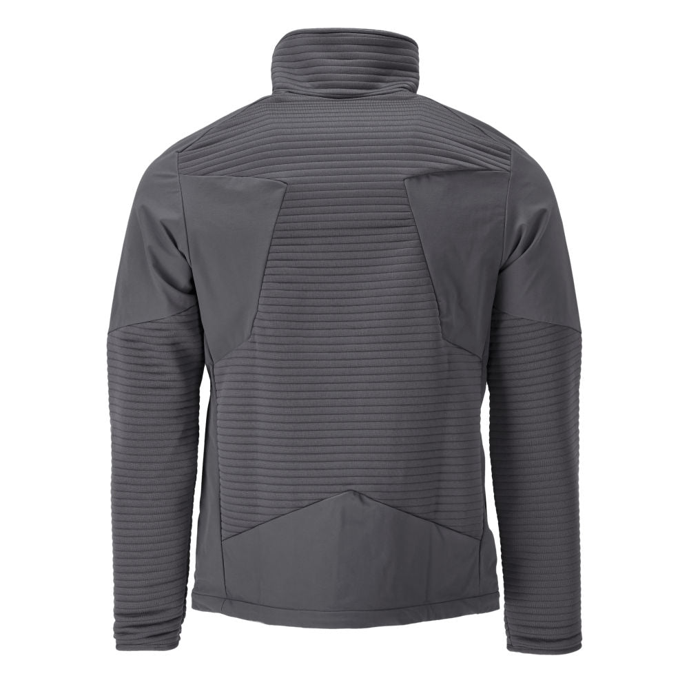 Fleece sweater with zip, microfleece jacket lining