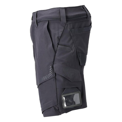 Shorts, stretch, light weight shorts, black blue