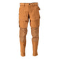 Pants with knee pockets, ULTIMATE STRETCH pants, nut brown