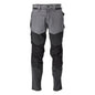 Trousers with knee pockets, ULTIMATE STRETCH trousers, anthracite grey/black