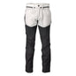 Trousers with knee pockets trousers, white/anthracite grey