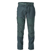 Trousers with knee pockets trousers, forest green