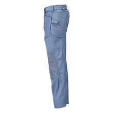 Pants with knee pockets Pants, stone blue