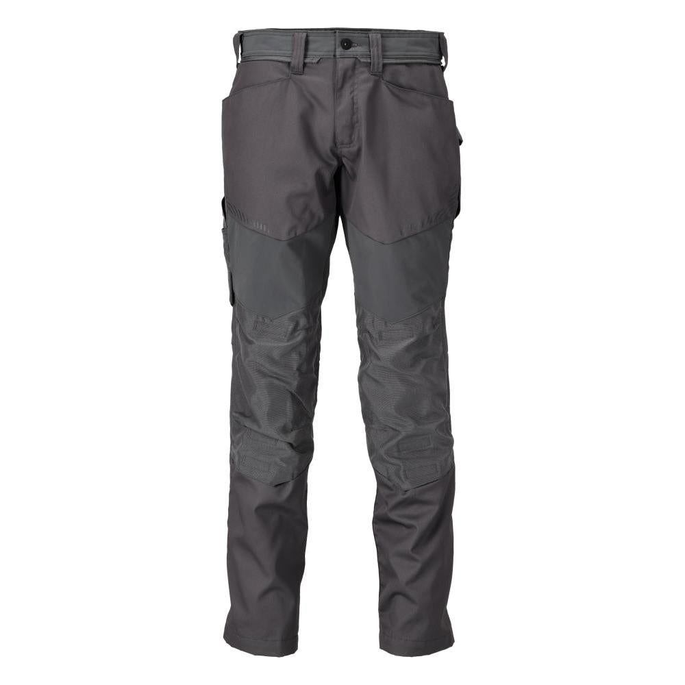 Trousers with knee pockets trousers, anthracite grey