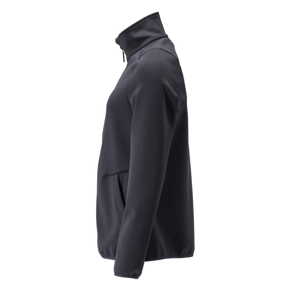 Fleece pullover with zip, women's microfleece jacket