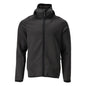 Fleece sweater, hood, zipper microfleece jacket, black