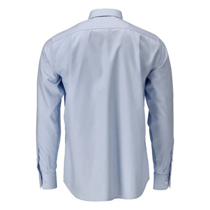 Shirt, modern fit, light blue/white