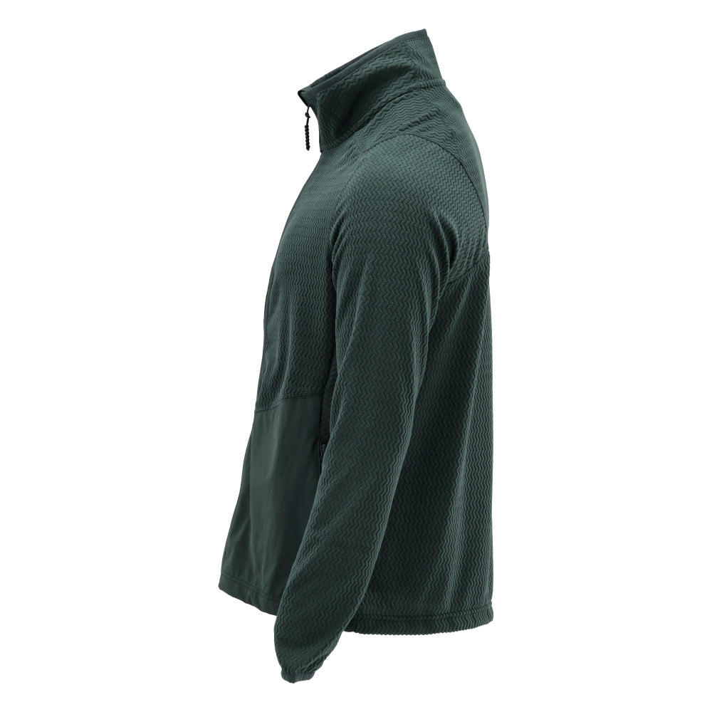 Microfleece pullover with zip microfleece jacket