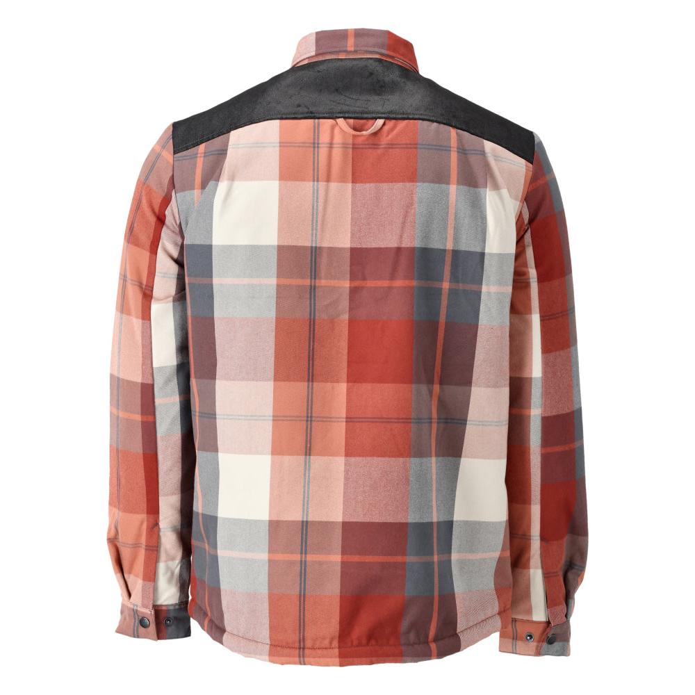 Shirt, checked, fiber fur lining, thermal shirt