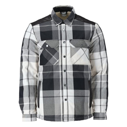 Shirt, checked, fiber fur lining, thermal shirt