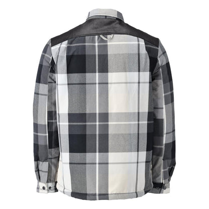 Shirt, checked, fiber fur lining, thermal shirt