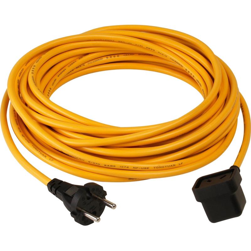 Numatic supply cable 3-wire, 10 m x 1.50 mm, NuCable, yellow | Pack (1 piece)