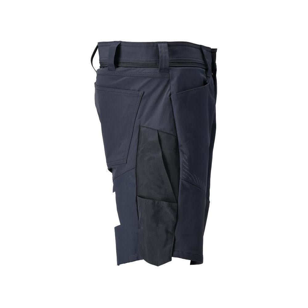 Shorts, light weight shorts, black-blue