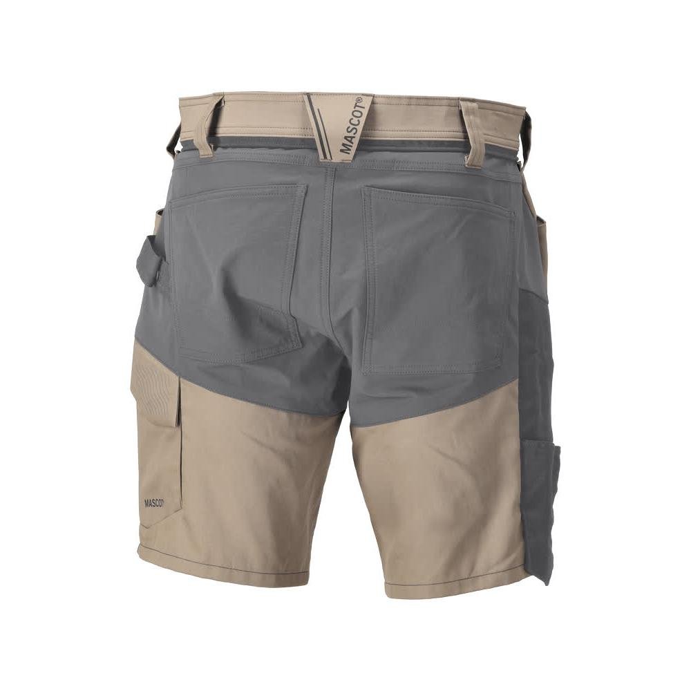 Shorts, light weight shorts, dark sand beige/anthracite gray