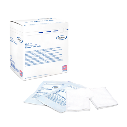 MaiMed-VKS-sterile fleece slit compresses, 25x2 pieces/box
