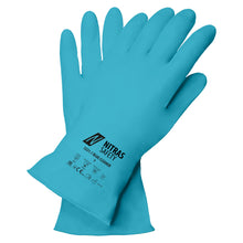 NITRAS BLUE CLEANER, chemical gloves, blue