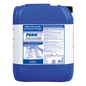 A 12-kg blue plastic canister from Dr. Schnell PERO SCHAUM, a self-foaming, bleaching, chlorinated surface cleaner from DR.SCHNELL GmbH & Co. KGaA, designed for effective surface cleaning.