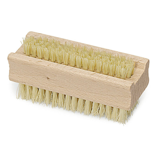 The Nölle Profi double-sided hand washing brush (11 cm) features heat-resistant natural fiber bristles on both sides, making it ideal for effectively cleaning nails and hands. Brand: Nölle Profi Pinsel Bürsten- & Pinseltechnik e.K.