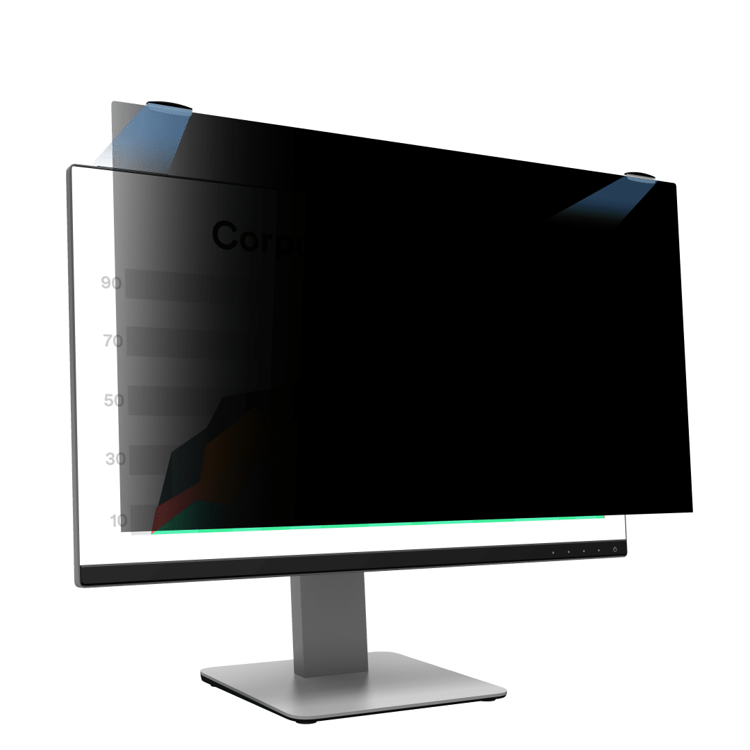 3M™ privacy filter for 24in full screen monitor with COMPLY™ magnetic mounting system, 16:10, PF240W1EM | Pack (1 piece)