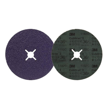 3M™ Cubitron™ 3 Fiber Disc 1182C, 36+ - Abrasive for metal