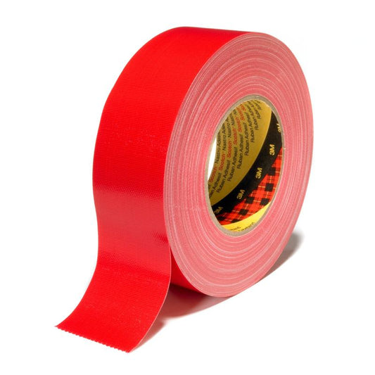 3M™ Fabric Adhesive Tape 389 Red - Duct Tape for strong adhesion