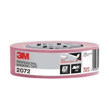 3M™ Painter's Masking Tape 2072 for Extra Delicate Surfaces, Pink, 36mm x 50m, 1 Roll/Pack | Pack (1 roll)