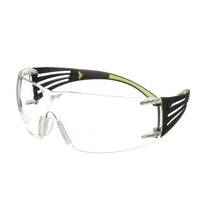 3M™ SecureFit™ 400 Reader Safety Glasses, Black/Green Temples, Anti-Scratch/Anti-Fog Coating, +2.0 Power Clear Lens, SF420AS/AF-EU, 20 per pack | Pack (1 piece)