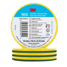 3M™ Temflex™ Vinyl Electrical Tape 165 - Green/Yellow