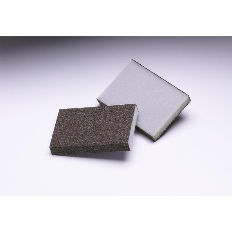 3M™ sanding sponge HI-FL, A/O Super Fine, Brown, 120 mm x 98 mm x 13 mm, 2-Sided | Pack (1 piece)
