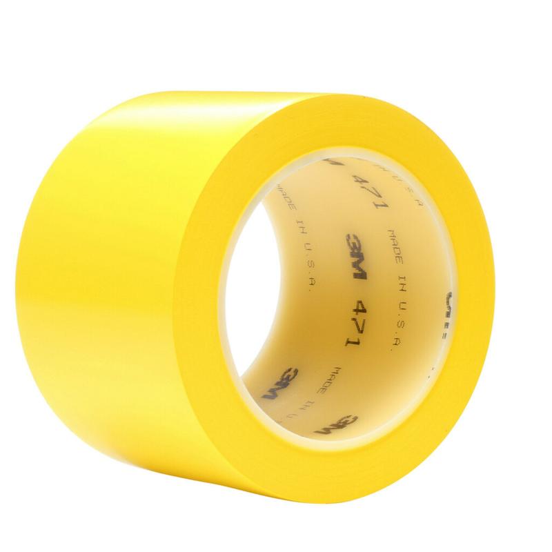 3M™ Soft PVC Tape 471, Yellow
