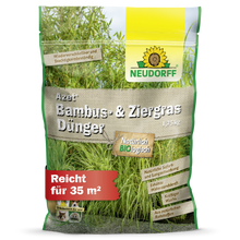 Azet Bambus- & ZiergrasDünger von Neudorff Shop: 1,75 kg für Gräser im Garten, organische Inhaltsstoffe, reicht für 35 m². Die grün-gelbe Verpackung mit Gras- und Bambusmotiv macht die Anwendung besonders einfach.