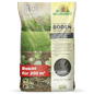 A 20 kg bag of Neudorff Terra Preta Soil Improver from the Neudorff Shop features green and yellow branding, images of soil, plants, and fruits, the red text "Covers 200 m²" and highlights biological, natural ingredients for soil improvement.