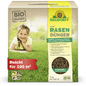 Azet Lawn Fertilizer (2.5-5 kg) from Neudorff Shop: Organic lawn fertilizer with a red label "Covers 100 m²", ideal for dense lawns and balanced nutrition. On the packaging: child on grass.
