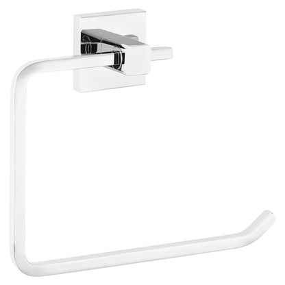 tesa DELUXXE Handtuchring, Metall, verchromt, inkl. Klebelösung