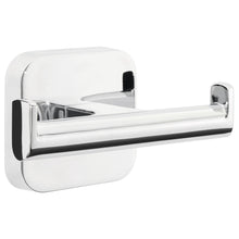 tesa ELEGAANT Design-Haken doppelt, Metall, verchromt, inkl. Klebelösung