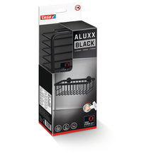 tesa ALUXX BLACK Duschkorb, mattschwarz, für Dusche und Badewanne