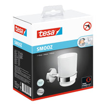 tesa SMOOZ-Tumblerhalter, selbstklebend, verchromtes Metall