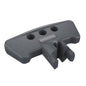The Protect Trolley replacement key from Diversey Deutschland GmbH & Co. OHG is a gray plastic replacement key for the TASKI Protect Trolley, with three circular holes and a forked, notched extension. The package contains 1 piece.
