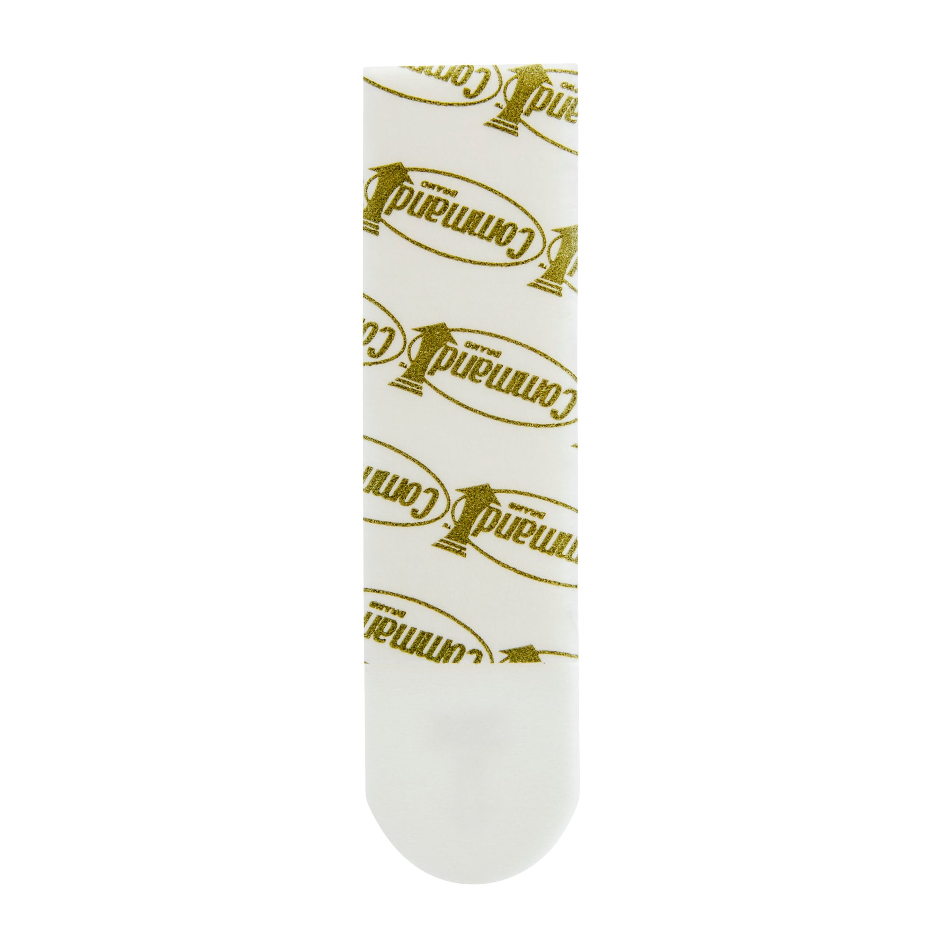 Ein einzelner mittelgroßer weißer Command Picture Hanging Strip (10 lb) von 3M Deutschland GmbH, Packung mit 1 Stück, Modell 17204/PH204.