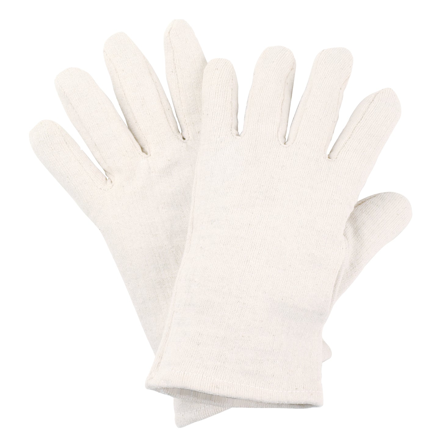NITRAS cotton jersey gloves, natural cotton jersey | Pack (12 pairs)