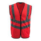 MASCOT® Wingate traffic vest, hi-vis red
