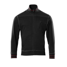 MASCOT® Chania sweatshirt with zip, black