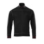 MASCOT® Chania sweatshirt with zip, black