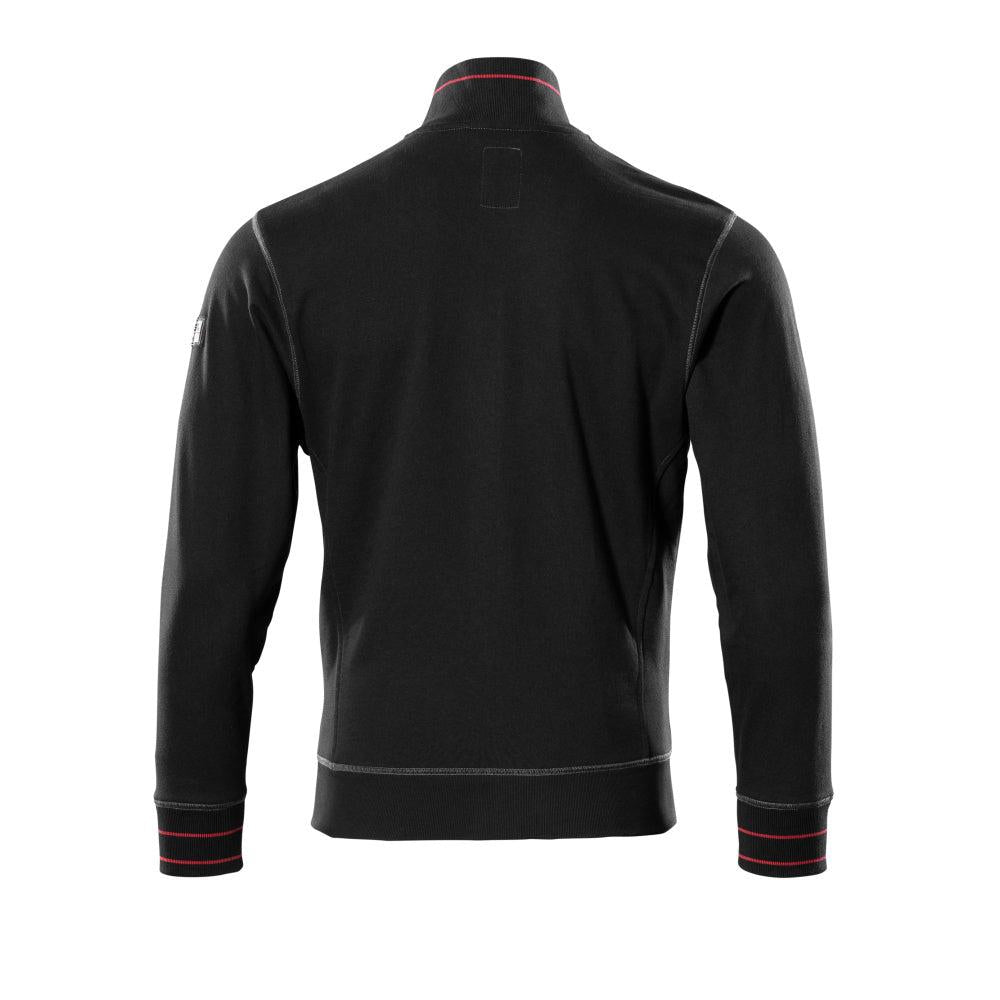 MASCOT® Chania sweatshirt with zip, black