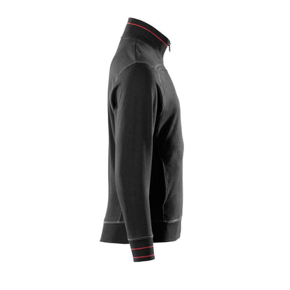 MASCOT® Chania sweatshirt with zip, black
